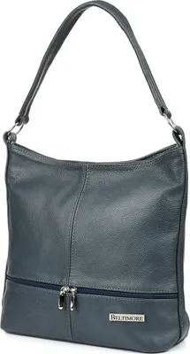 Image de Sac à bandoulière Beltimore pour femme en cuir véritable, bleu