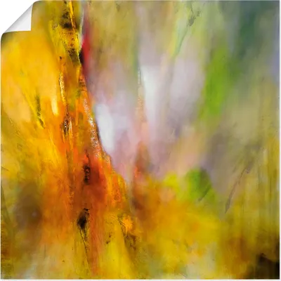 Produktbild von ARTland Poster Lichtraum - goldenes Licht Größe: 70x70 cm