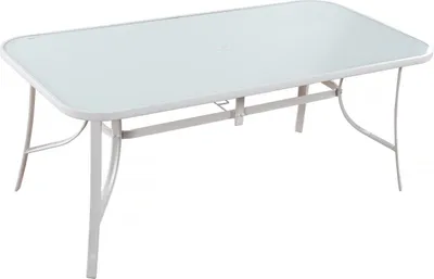 Image de Table de jardin "Cordoba" - Phoenix - 8 places - Blanc
