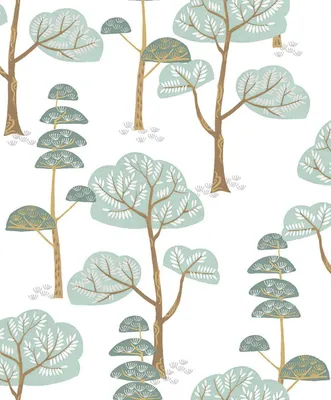Immagine prodotto di Carta da parati Masureel paesaggio boscoso verde - 631851 - 53 cm x 10,05 m