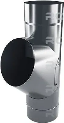 Produktbild von Fallrohrabzweig Y Stück Roofart Farbe: Anthrazit RAL 7016 Größe 87 mm / 87 mm