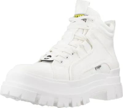 Produktbild von Buffalo  Damenschuhe Stiefel Schnürer Weiß Freizeit