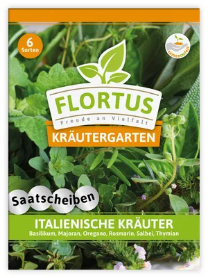 Artikelbild 1 von 'Italienische Kräuter (Saatscheiben)' aus der Kategorie Saatbänder & Saatplatten