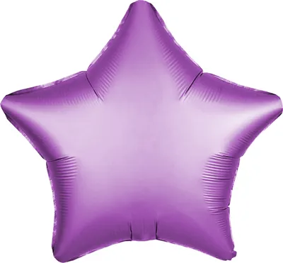 Produktbild von Folienballon Stern, Lila (matt), ca. 45 cm