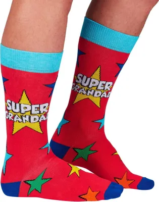 Obrázok produktu pre Super Grandad superhrdinské ponožky pre dedkov v 39-46 za pár