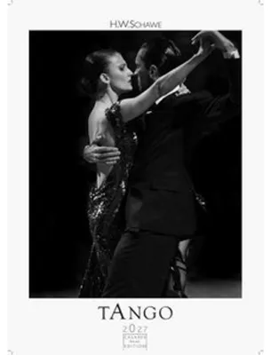 Zdjęcie produktu dla Kalendarz „Tango czarno-białe” 2027 – kalendarz ścienny | kalendarz fotograficzny | kalendarz taneczny Ameryki Południowej 42 x 59 cm – Poczuj magię tanga – elegancję i pasję w wysokiej jakości kalendarzu.