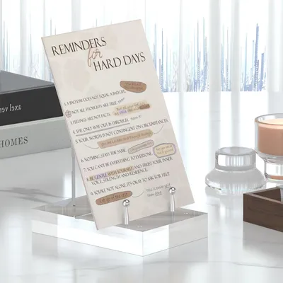 Produktbild von Acryl Staffelei Displayständer mit verstellbarer Halterung