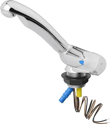 Obrázok produktu pre Kohútik na studenú vodu, keramický štýl, 12 V, 33 mm, chróm