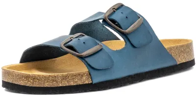 Produktbild von Natural World Zeus Damen Bio-Pantolette Blau (Jeans), 7015-731 - Gr. 36