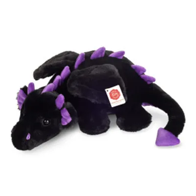 Produktbild von Teddy Hermann Kuscheltier Drache Logan schwarz/lila 32 cm