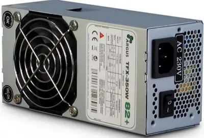 Produktbild von Inter-Tech Argus TFX, 350 W, 230 V, Aktiv, 20+4 pin ATX, Nicht-modular, TFX