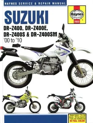 Zdjęcie produktu dla Suzuki DR-Z400, DR-Z400E, DR-Z400S & DR-Z400SM (00 to 10)