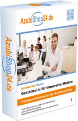 Obrázok produktu pre Lernkarten Gestalter für immersive Medien Prüfungswissen