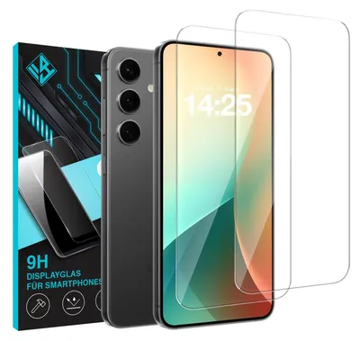 Produktbild von 2x 9H Schutzglas Displayschutzfolie für Samsung Galaxy S24 FE Displayglas Displayschutz Glas Panzerfolie Schutzglasfolie