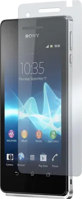 Produktbild von 2er-Pack PhoneNatic Displayschutzfolien matt  kompatibel mit Sony Xperia V