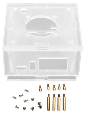 Produktbild von Entwicklungsplatine, transparentes Gehäuse, transparente Schutzhülle aus Acryl für Orange Pi Zero 3