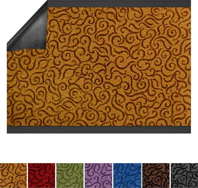 Zdjęcie produktu dla Maty czyszczące Mata zatrzymująca brud Brasil mosiężno-beżowa 60 x 90 cm