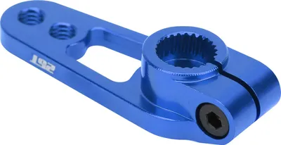 Produktbild von 25T Servogelenk für RC-Autos – Präzisions-Steuerarm in Blau, geeignet für 1/8 und 1/10 Modelle