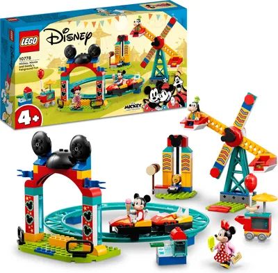 Produktbild von LEGO Disney Mickey and Friends Micky, Minnie und Goofy auf dem Jahrmarkt, Bausatz, 4 Jahr(e), Kunststoff, 184 Stück(e), 602 g