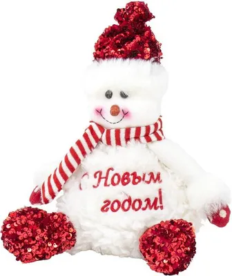 Produktbild von Schneemann mit Bonbonbehälter – Plüschfigur
