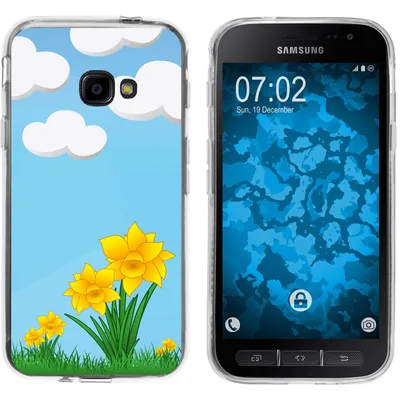 Produktbild von PhoneNatic Case kompatibel mit Samsung Galaxy Xcover 4 / 4s Silikon-Hülle Ostern M4