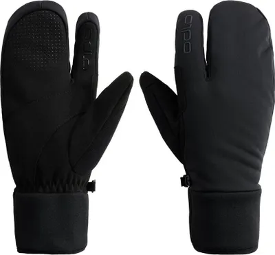 Image de Gants Performance X-Warm, unie - Odlo, couleur : 15000 noir, taille : XS