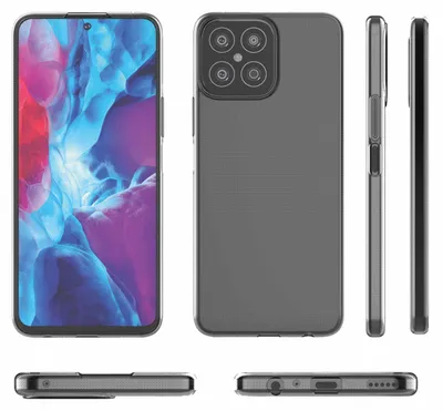 Obrázok produktu pre Pre Honor X8 silikónová ochranná priehľadná taška na mobilný telefón puzdro obal kryt TPU