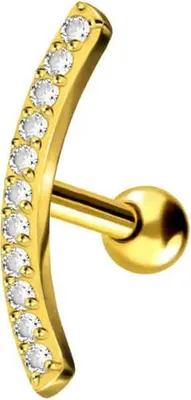 Produktbild von Ohrpiercing Titan Ohrpiercing KRISTALLBOGEN