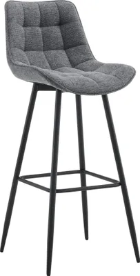Produktbild von CLP Barhocker Dartford dunkelgrau Material Stoff
