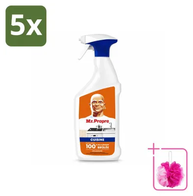Produktbild von 5 x Mr. Proper Küchenentfetter Spray - Mandarijn Boost - 750 ml - Sparpackung - 5 Stücke