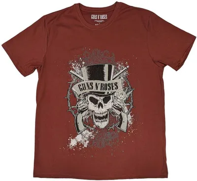 Produktbild von Guns N Roses - "Faded" T-Shirt für Herren/Damen Uni RO10223 (L) (Rot)