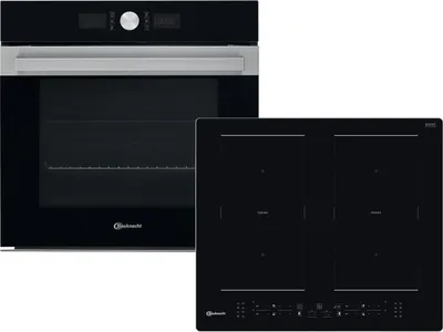 Bauknecht BAKO5PF17BLACK Set Backofen BIK5DP8FS2ES + Induktionskochfeld BB8760CAL
