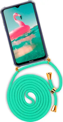 Produktbild von TWIST-Case + TWIST-Cord für Xiaomi Redmi Note 8T, Farbe:Icy Mint (Gold)