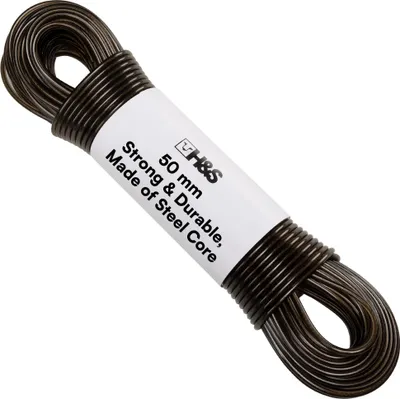 Produktbild von H&S Wäscheleine extra stark mit Stahlseil - Wäscheseil stabile Wäscheleine 50m lang - Wäsche Leine mit Stahlkern - Wäscheschnur 4mm stark - Drahtseil