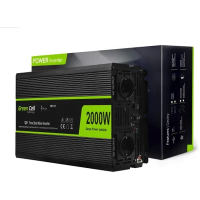 Productafbeelding van Green Cell INV11 power adapter/inverter Auto 12 W