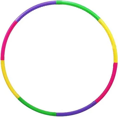 Produktbild von Hoola Hoop Kinder Sportreifen Bunt Zusammensteckbar Ø 75 cm 1 Stück