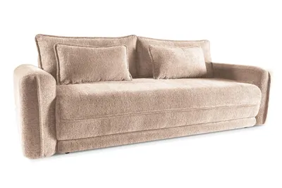 Produktbild von DRESIVO Schlafsofa Beige 250 x 118 x 93 cm – Ecksofa mit Schlaffunktion, Liegefläche 200 x 163 cm, Modernes Sofa für Wohnzimmer