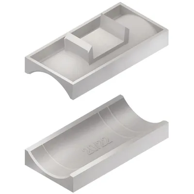 Productafbeelding van Niedax GW46 tegenplaat voor bevestigingsbeugel, hamerbevestiging, kabelsokkel.