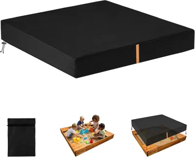 Produktbild von Sandkastenabdeckung 150 x 150 x 20 cm, wasserdicht, Oxford-Gewebe, für Garten