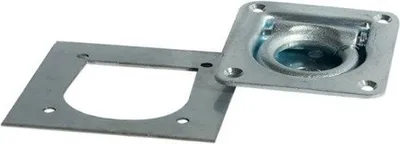 Produktbild von Set: Zurröse / Zurrmulde mit Gegenplatte Winterhoff ZBF 70-1 für Pkw-Anhänger