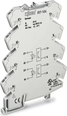 Produktbild von Wago 857-1494, Grau, 6 x 94 x 97,8 mm, 30,2 g, -25 - 70 °C