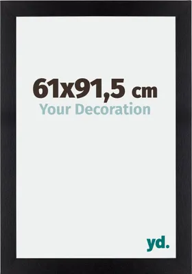 Produktbild von Bilderrahmen, 61x91.5 cm, Schwarz Matt, MDF, Mura