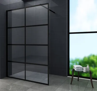 Produktbild von 8 mm Duschwand INDUSTRIO 2.0 100 x 200 cm