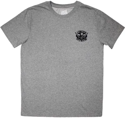 Immagine prodotto di Lynyrd Skynyrd - Maglietta "Mini Biker Patch Logo Mono" per uomo/donna Unisex RO11591 (L) (Grigio)