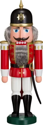 Produktbild von Soldat rot (36cm) Nussknacker von Seiffener Volkskunst