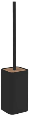 Produktbild von Gedy NINFEA WC-Bürste zum Stellen, Schwarz/Bambus