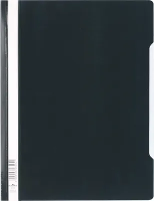 Zdjęcie produktu dla DURABLE Skoroszyt z przezroczyst? ok?adk? A4+, Czarny, 257001, 50 szt.