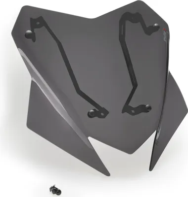Image de PUIG écran sport fumé foncé 390x365mm pour Ducati