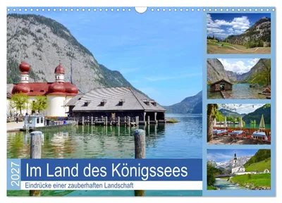 Produktbild von Im Land des Königssees (Wandkalender 2027 DIN A3 quer), CALVENDO Monatskalender