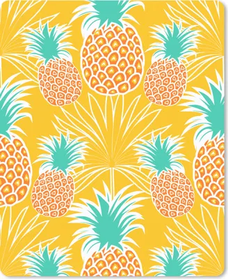 Produktbild von MuchoWow® Mauspad Mousepad Dschungel - Ananas - Obst - Design 19x23 cm - Mousepads - Maus Mat - Pad - Mausunterlage - Mauspads - Spielen